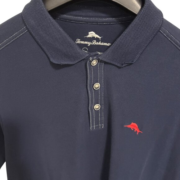 Tommy Bahama Stripped Polo Shirt Pima Cotton Size XL/TG - Picture 5 of 6